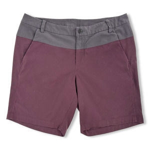 Lululemon | Mens Size 36 | Union Short 9" Inseam Chambray Bordeaux + Deep Coal